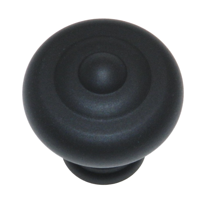 10 Pack Belwith Keeler Sechel 1 1/4 Oil Rubbed Bronze Round Solid Brass Cabinet Knob A303