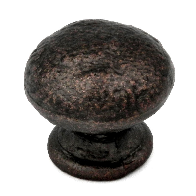 10 Pack Hickory Hardware Basaltic Dark Antique Copper 1 1/4 Cabinet Knob Pulls P3142-DAC