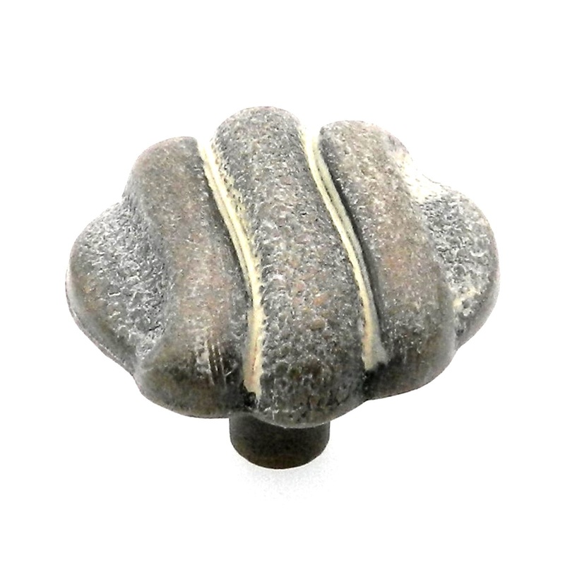 10 Pack Hickory Hardware Harlequin 1 1/4 Blonde Antique Round Cabinet Knob P2411-BOA