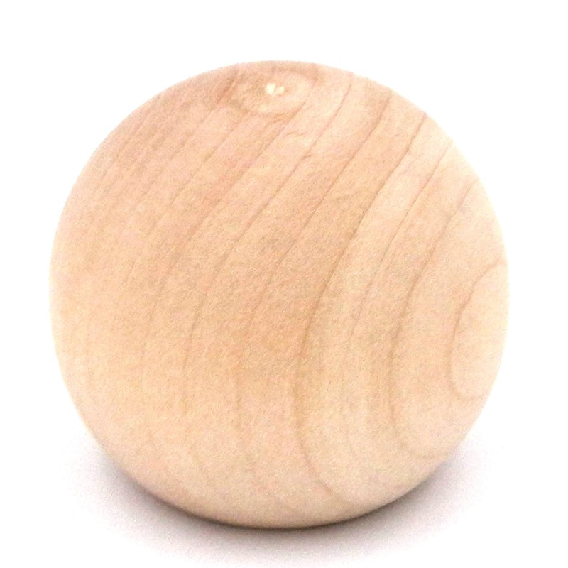 10 Pack Hickory Hardware Natural Woodcraft 1 1/4 Unfinished Round Wood Cabinet Knob P180-UW