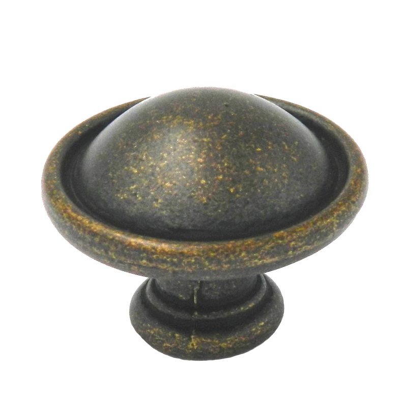 10 Pack Hickory Hardware Oxford Antique Windover Antique 1 3/8 Knob Pulls PA1214-WOA