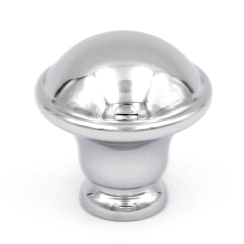 10 Pack Hickory Hardware Savoy 1 1/4 Chrome Round Smooth Dome Cabinet Knob P2243-CH