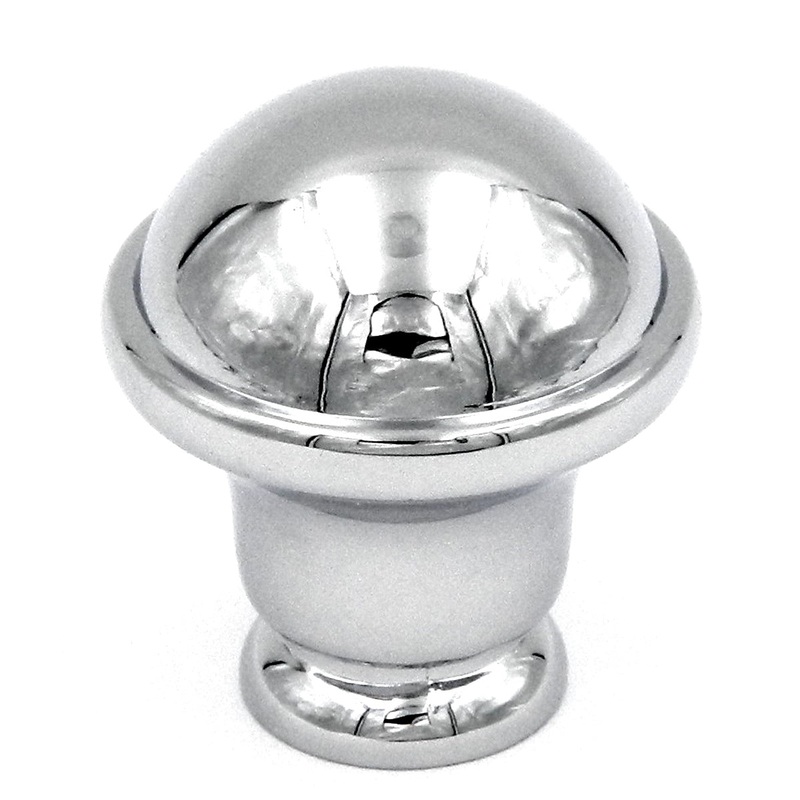 10 Pack Hickory Hardware Savoy 1 Chrome Round Smooth Dome Cabinet Knob P2246-CH