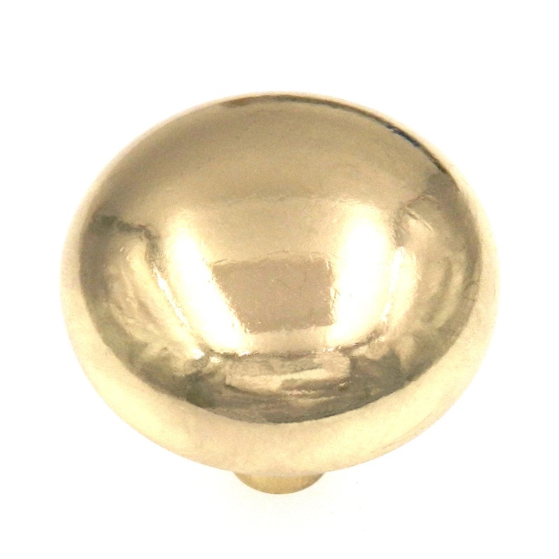 10 Pack Hickory Polished Accents Ultra Brass 1 1/4 Cabinet Knob Pulls P210-UB