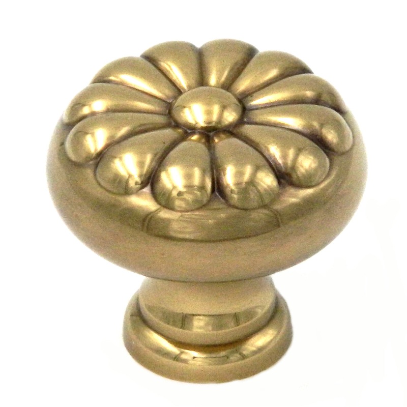 20 Pack Belwith Keeler Sechel 1 1/4 Sherwood Antique Brass Round Solid Brass Cabinet Knob A116