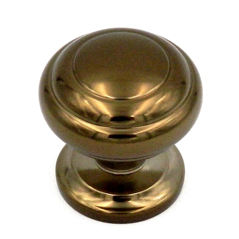 Hickory Hardware Zephyr 1 1/4 Venetian Bronze Round Ringed Dome Cabinet Knob P2283-VBZ