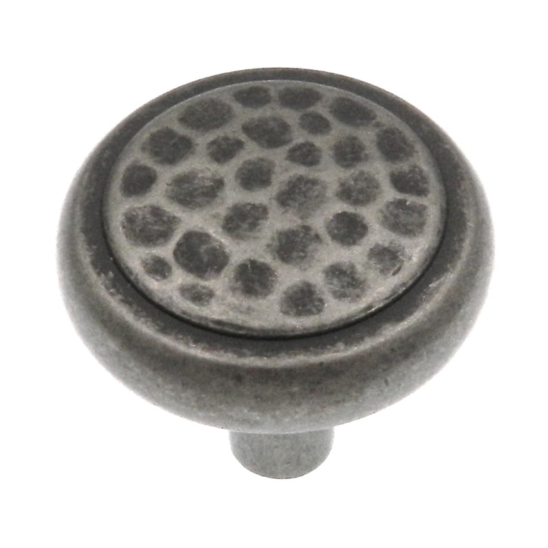10 Pack Amerock 1 1/4 Weathered Nickel Round Cabinet Knob BP53017-WN