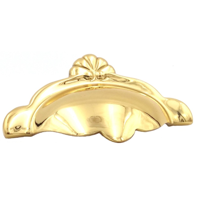 10 Pack Belwith Keeler Sechel A13 Polished Solid Brass 3cc Drawer Cup Pull