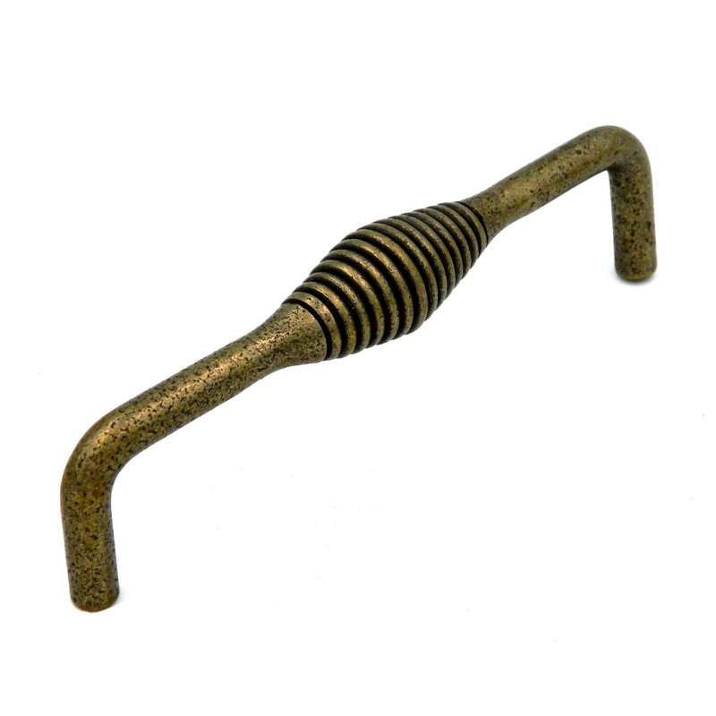 10 Pack Hickory Callis Country P3664-WRB Wrought Brass 5 (128mm)cc Cabinet Handle Pull