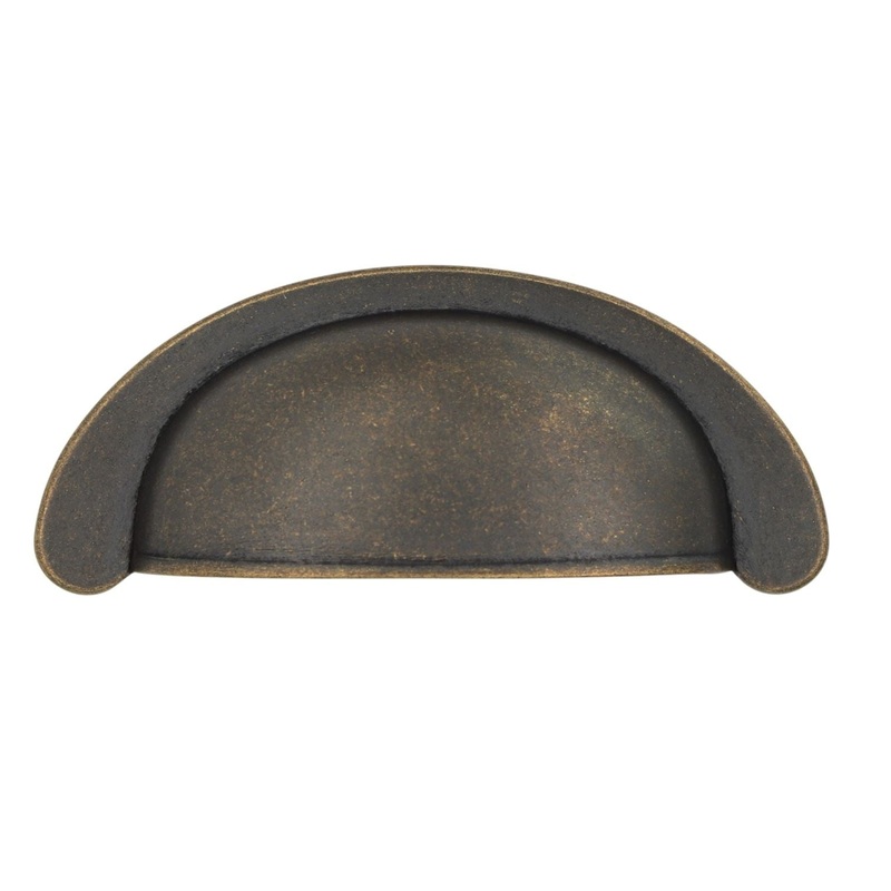 10 Pack Hickory Hardware Oxford Antique Windover Antique 2 1/2cc Cup Pulls PA1022-WOA