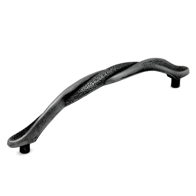 10 Pack Hickory Harlequin P2422-AP Antique Pewter 5 (128mm)cc Twist Cabinet Handle Pull