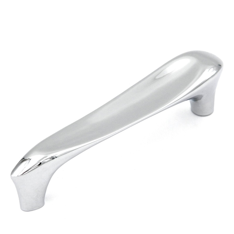 10 Pack Hickory Metropolis P6996-CH Chrome 3 3/4 (96mm)cc Arch Cabinet Handle Pull