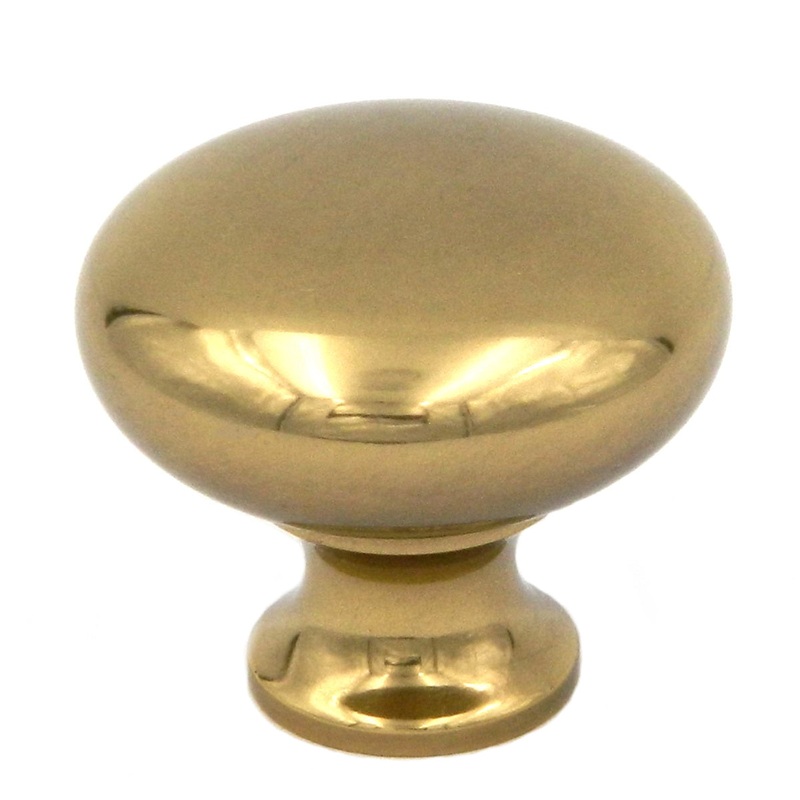 Belwith Keeler Period Brass 1 1/4 Sherwood Antique Brass Round Solid Brass Cabinet Knob BK13-07