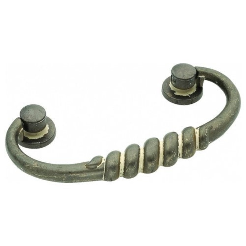 Hickory Hardware Manchester Biscayne Antique  P2022-BYA 3cc Swirl Loop Cabinet Bail Pull