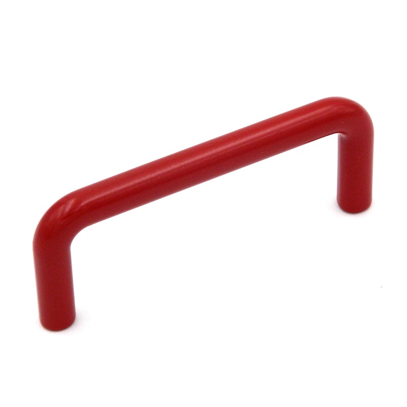 Hickory Hardware Midway Red PW353-20 3cc Solid Brass Cabinet or Drawer Wire Pull