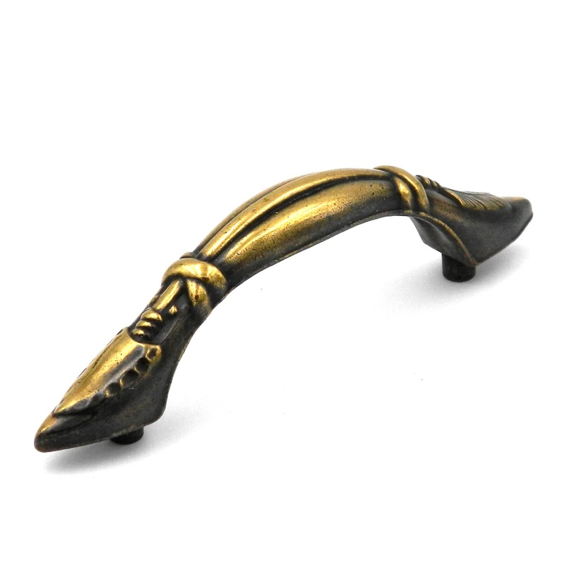 Hickory Hardware Southwest Lodge Blackened Brass Medallion 3cc Arrow Cabinet Pull P381-BBM