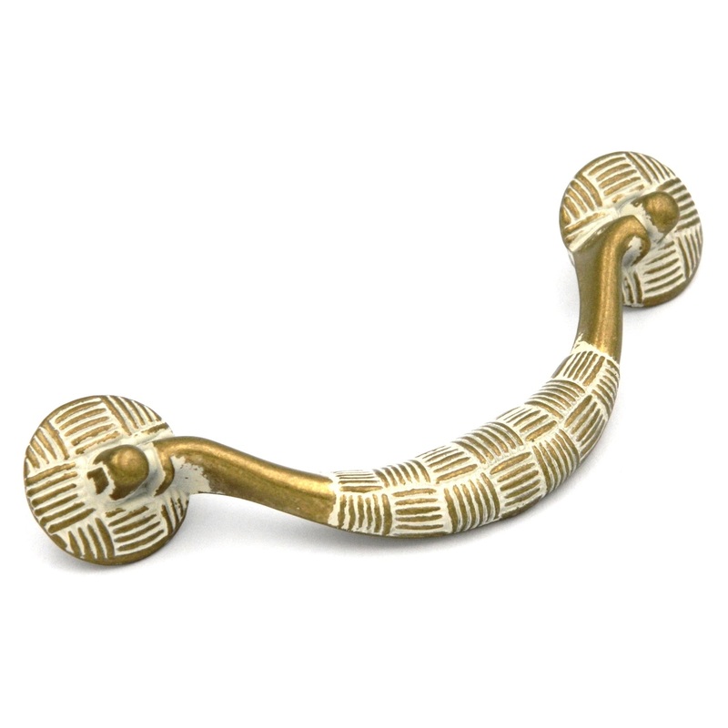 Hickory Hardware Tapestry PA1423-GB Golden Blonde 4 1/2cc Drawer Fixed Drop Pull