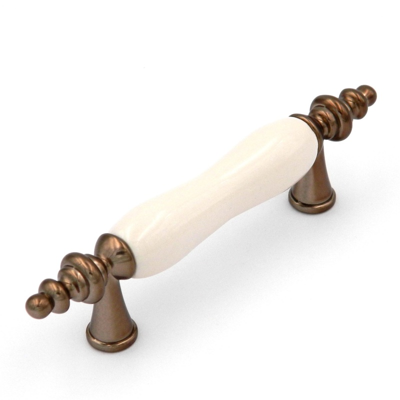 Hickory Hardware Tranquility Venetian Bronze Light Almond P733-VBZ 3cc Cabinet Bar Pull