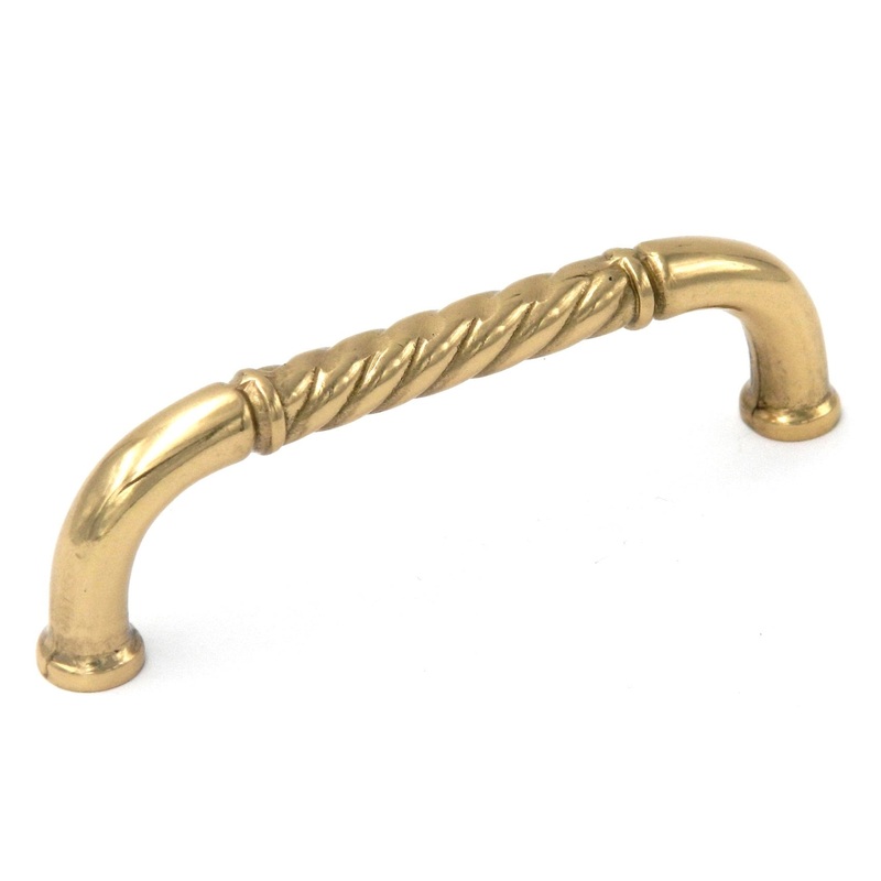 10 Pack Belwith Keeler Annapolis P16 Polished Brass 3cc Solid Brass Cabinet Handle Pull