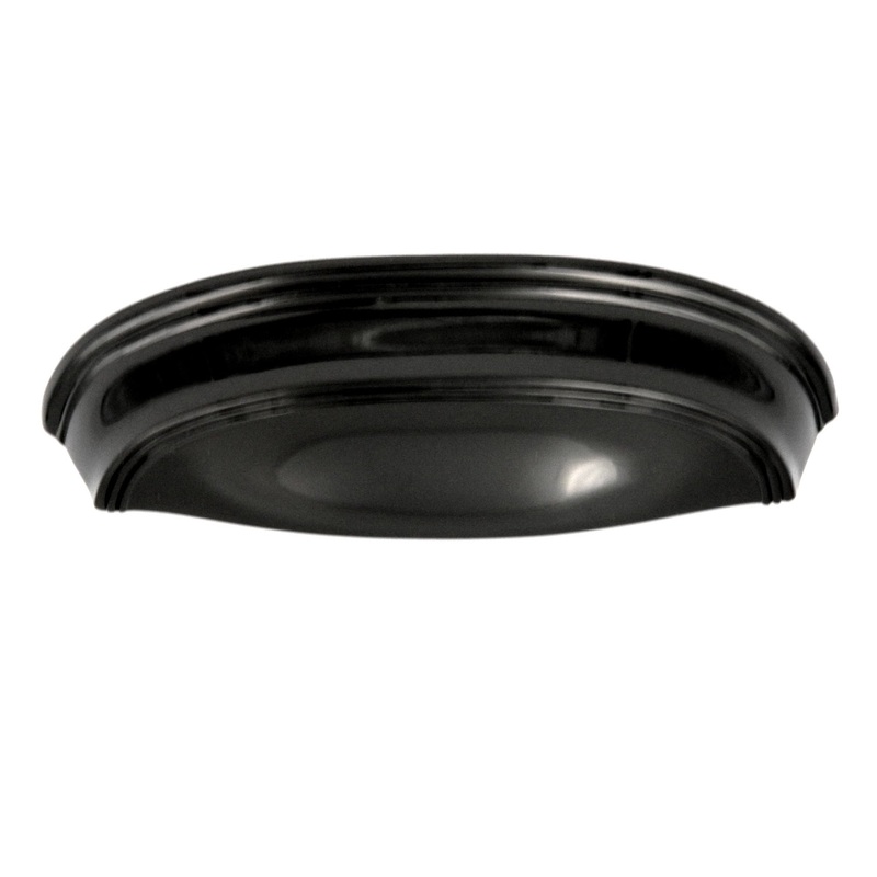 10 Pack Hickory American Diner P2144-BLN Black Nickel 3, 3 3/4 (96mm)cc Cabinet Cup Pull