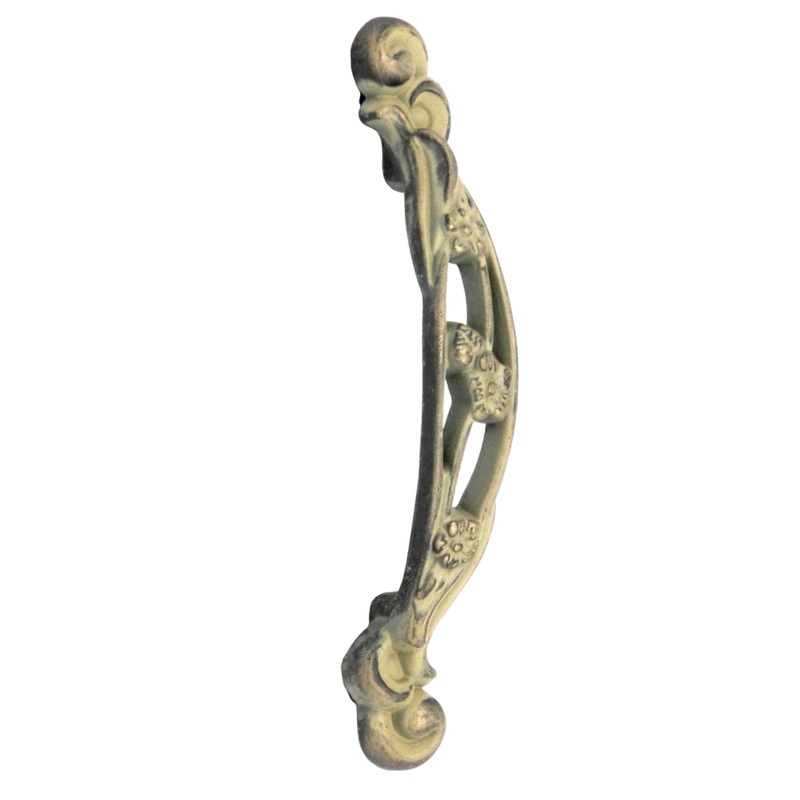 10 Pack Hickory Art Nouveau P2131-BOA Blonde Antique 3 3/4 (96mm)cc Handle Pull