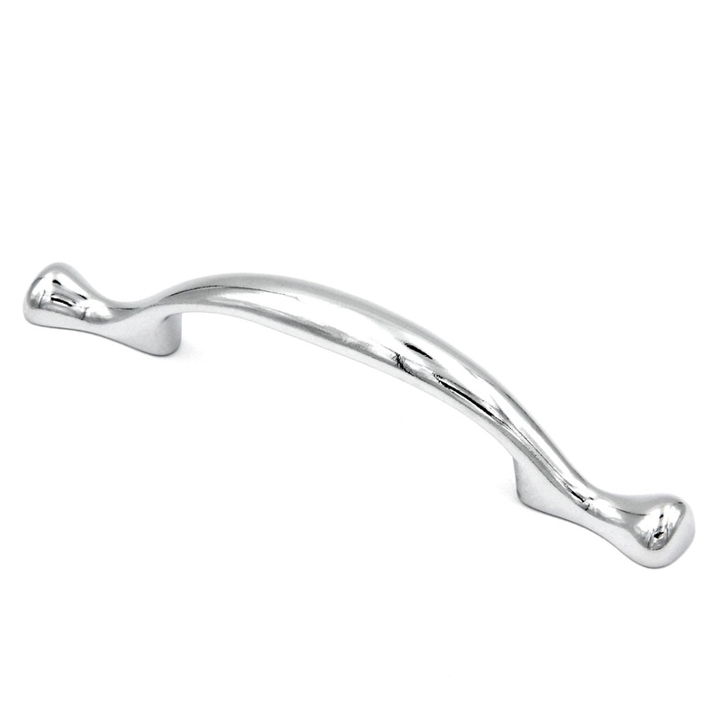 10 Pack Hickory Conquest P14174-26 Polished Chrome 3cc Arch Footed  Cabinet Handle Pull