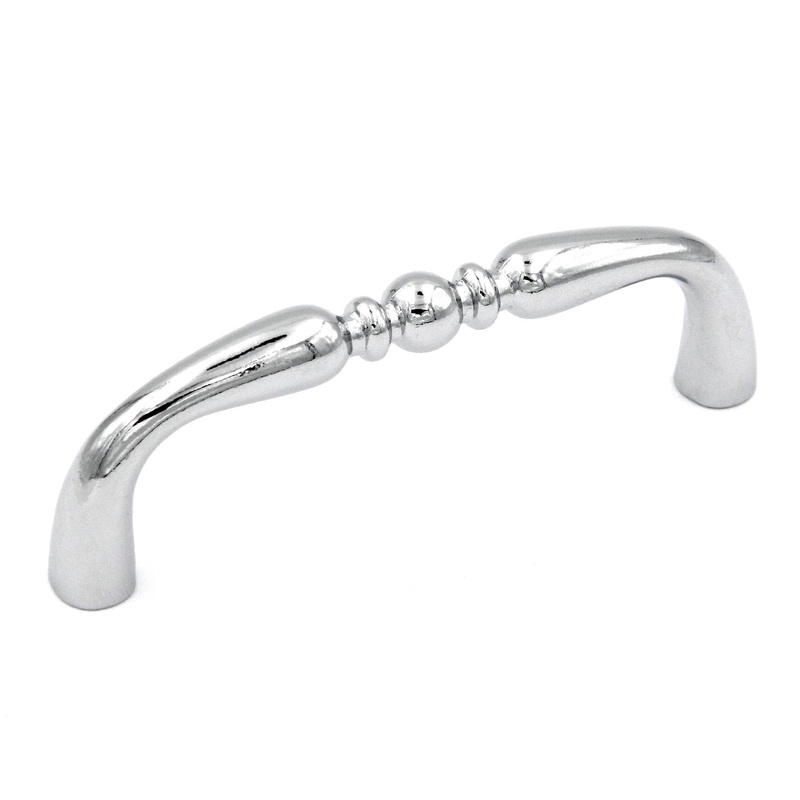 10 Pack Hickory Conquest P14451-26 Polished Chrome 3cc Arch Cabinet Handle Pull