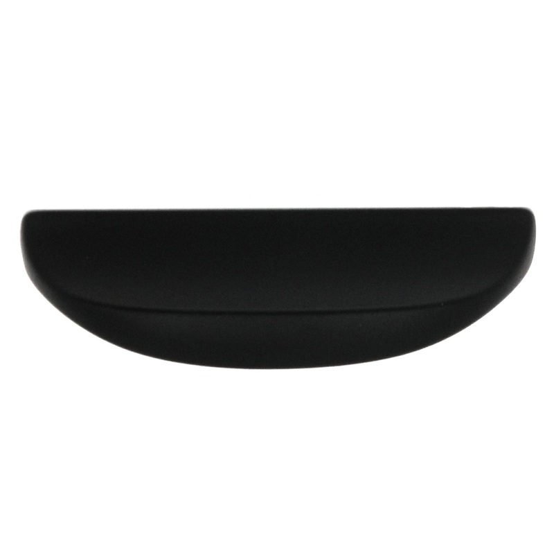 10 Pack Hickory Metropolis P2622-MB Matte Black 2 1/2 (64mm)cc Cabinet Cup Pull