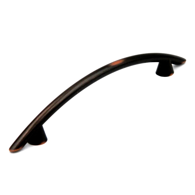 10 Pack Hickory Metropolis P2922-OBH Oil Rubbed Bronze Highlighted 3 3/4 (96mm)cc Handle Pull