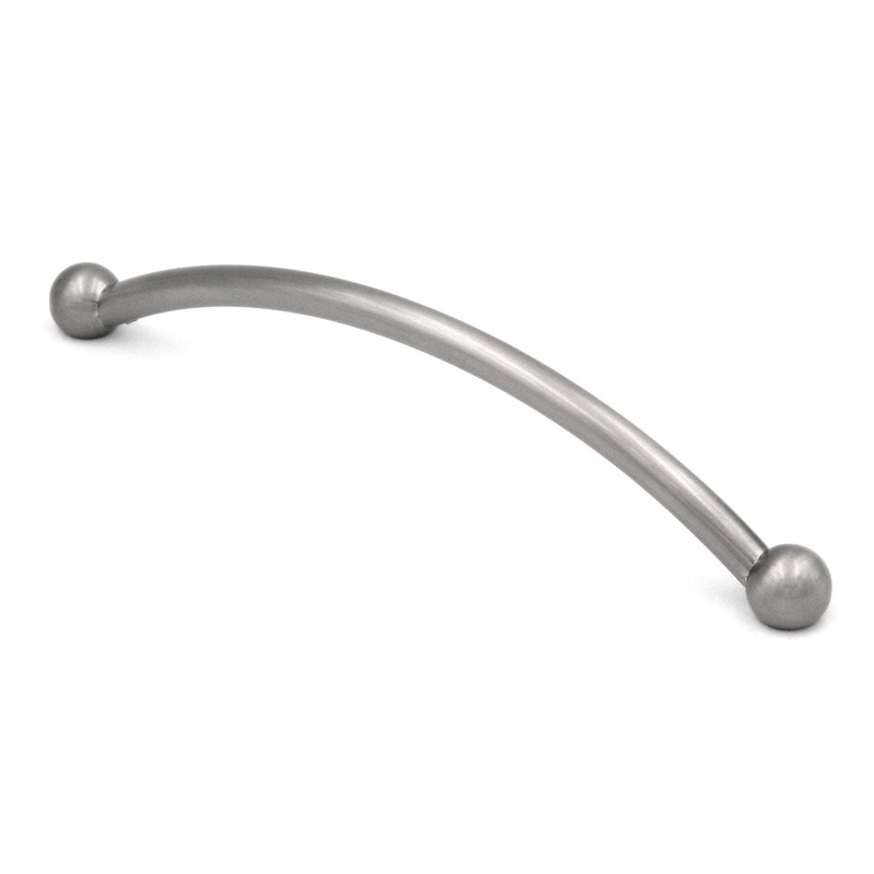 10 Pack Hickory Metropolis P2924-SN Satin Nickel 5 (128mm)cc Arch Cabinet Handle Pull