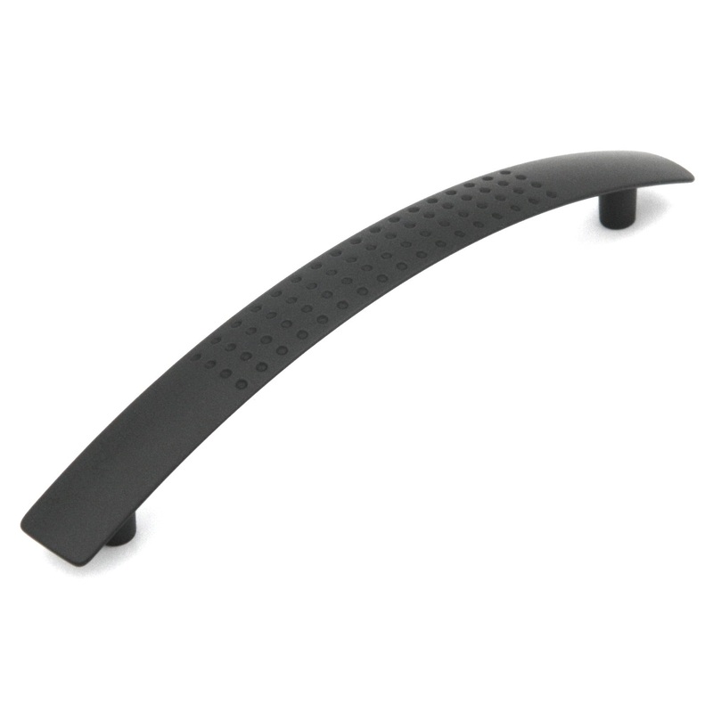 10 Pack Hickory Metropolis P2925-MB Matte Black 5 (128mm)cc Dotted Cabinet Handle Pull