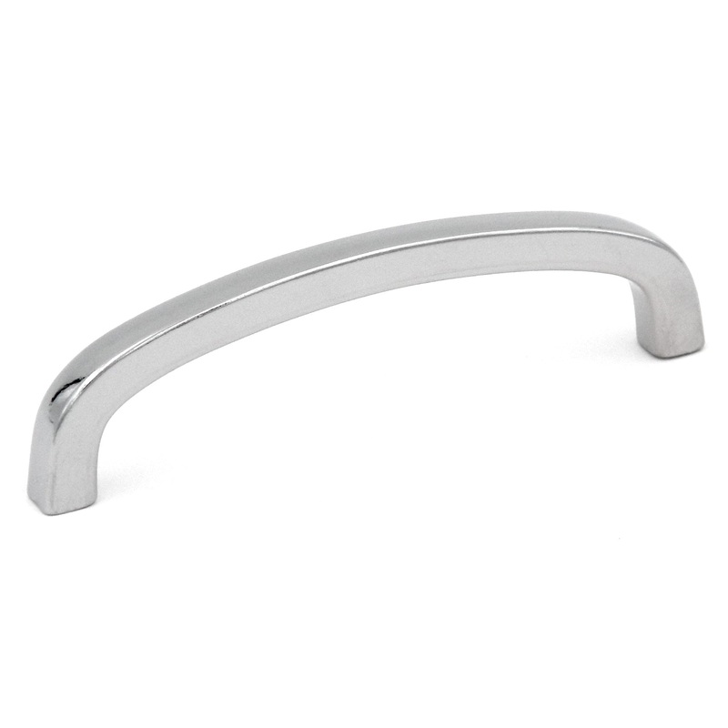 10 Pack Hickory Polished Accents Chrome 3 3/4 Cabinet Handle Pulls P322-26