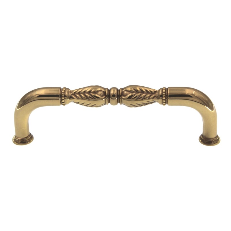 10 Pack Keeler Savannah F138 Sherwood Antique Brass 3 3/4 (96mm)cc Solid Brass Handle Pull