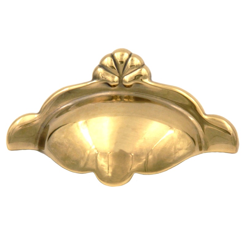Belwith Keeler Sechel A113 Sherwood Antique Brass 3cc Solid Brass Cabinet Cup Pull