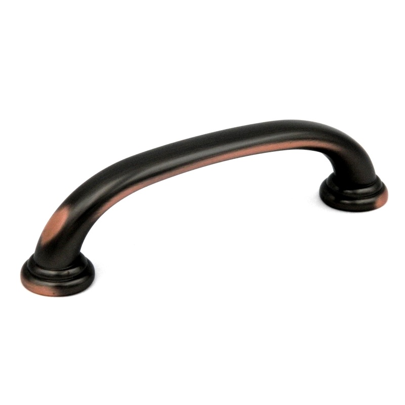 Hickory Zephyr P2281-OBH Oil Rubbed Bronze Highlighted 3 3/4 (96mm)cc Cabinet Handle Pull