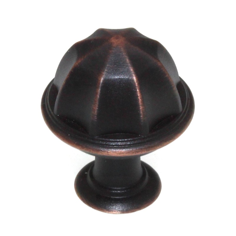 10 Pack Amerock 1 Oil-Rubbed Bronze Round Cabinet Knob BP53035-ORB