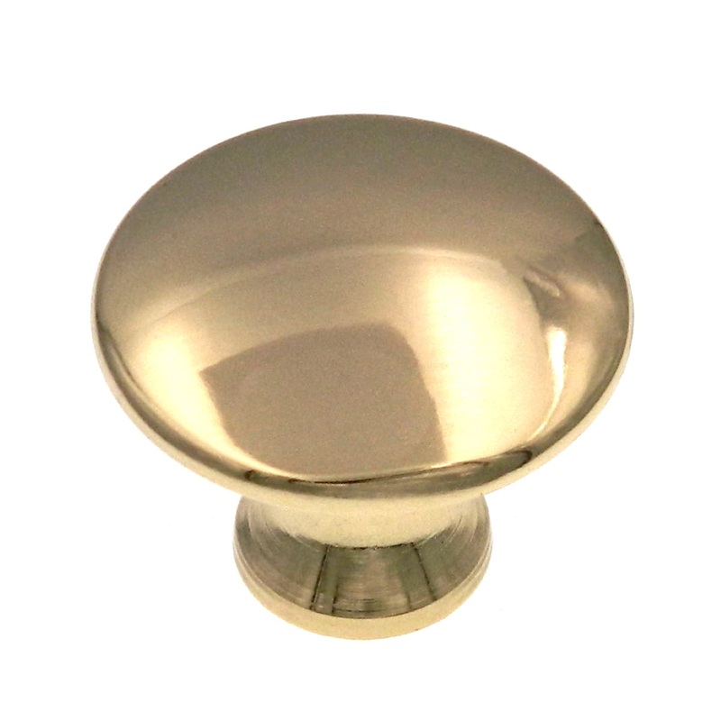 10 Pack Amerock Allison 1 1/4 Polished Brass Round Cabinet Knobs 255PB