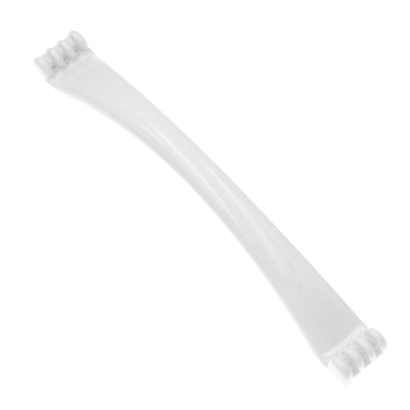 10 Pack Hickory Hardware Conquest White Cabinet 3cc Handle Pull P14461-W