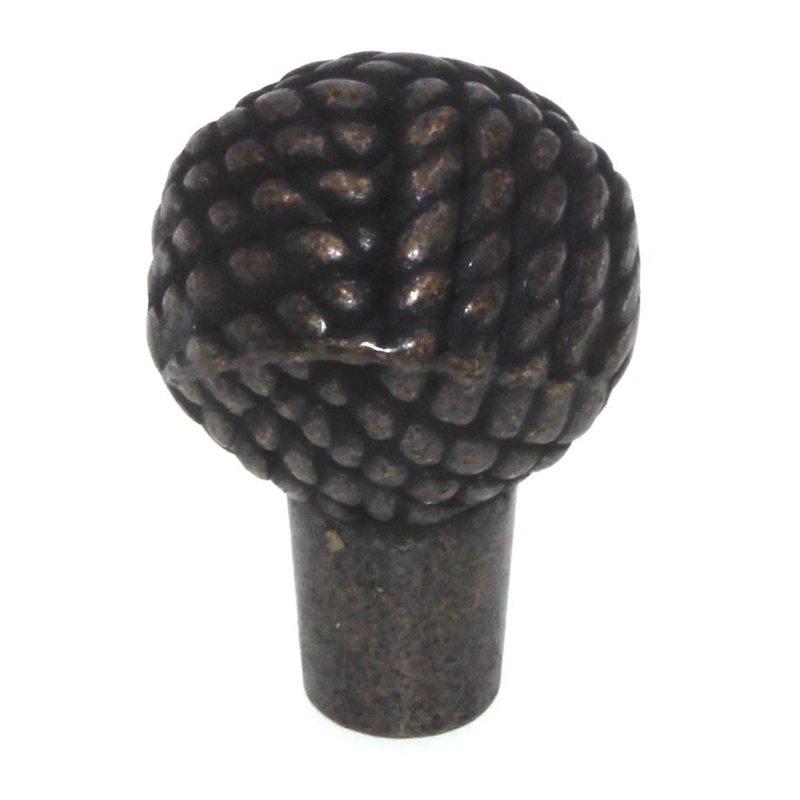 10 Pack Hickory Hardware West Indies Windover Antique 1 Nautical Knot Cabinet Knob P7532-WDA