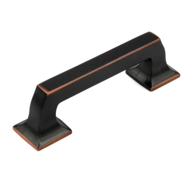 10 Pack Keeler Studio II P3272-2122 Oil-Rubbed Bronze Highlighted 3cc Solid Brass Handle Pull