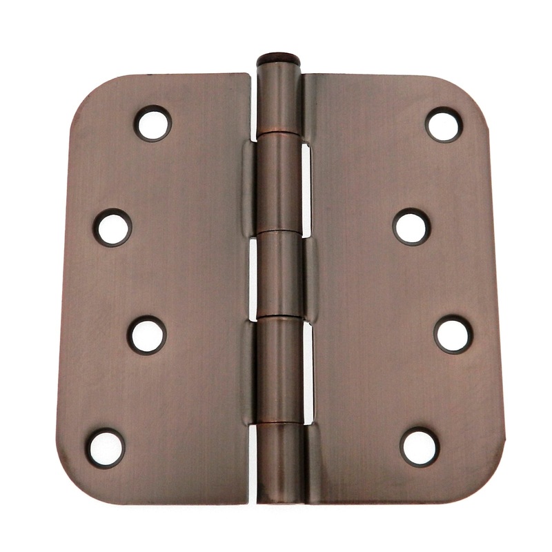 3 Pack Warwick 4 Door Hinge, 5/8 Radius Corner, Oil-Rubbed Bronze DA3014BZ