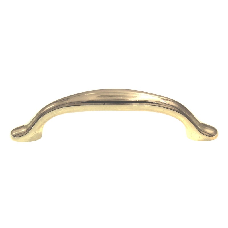 Hickory Eclipse P331-UB Ultra Brass 3cc Arch Cabinet Handle Pull