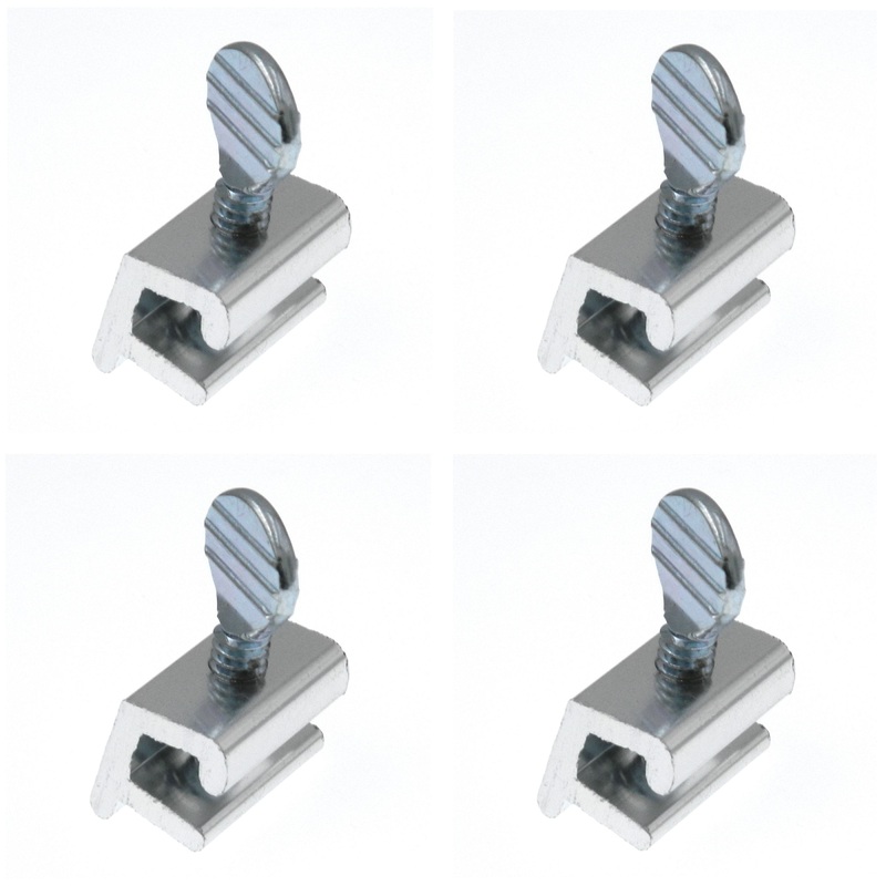 Hickory Hardware Security Adjustable Aluminum Sliding Window Lock 1405, Set of 4