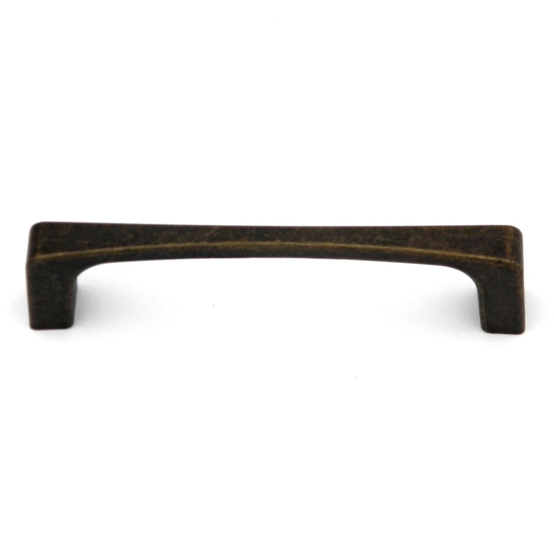 Hickory Rotterdam P3114-WOA Windover Antique 3 3/4 (96mm)cc Square Cabinet Handle Pull