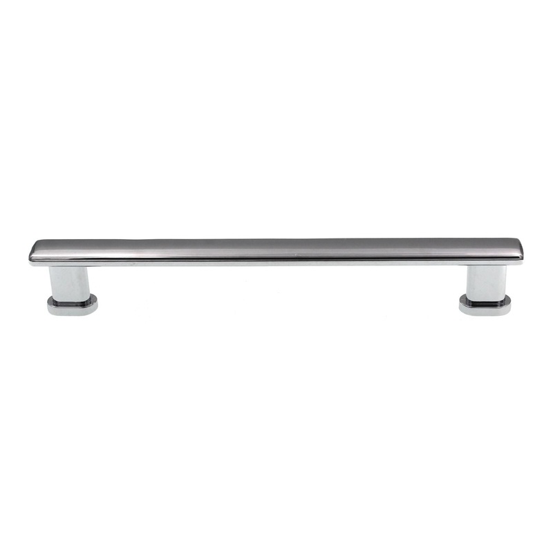 Pride Manhattan Cabinet Bar Pull 6 1/4 (160mm) Ctr Polished Chrome P92928-PC
