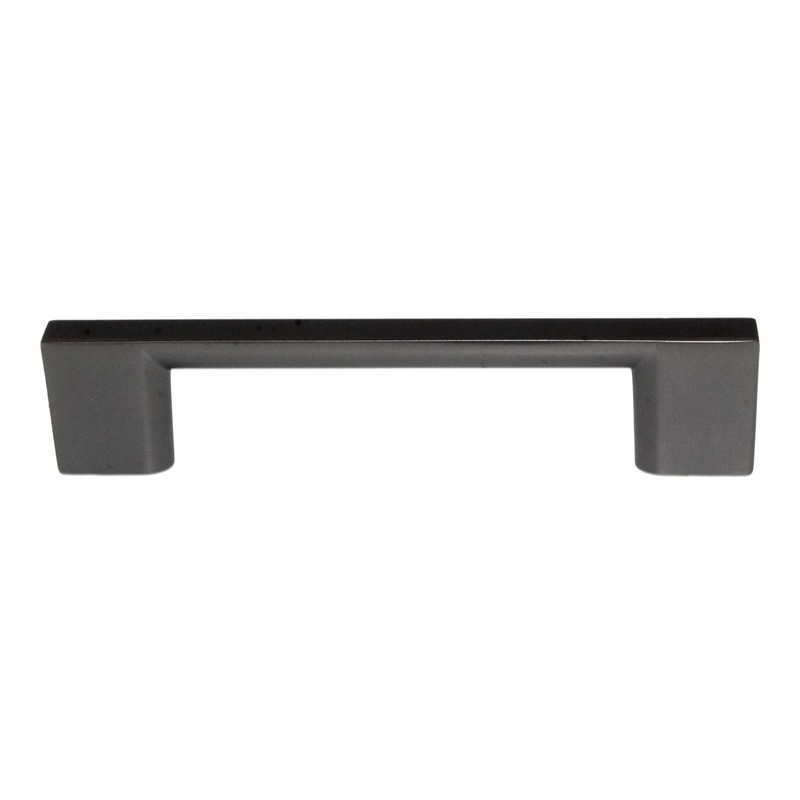 Pride Miami Square Cabinet Bar Pull 3 3/4 (96mm) Ctr Dark Pewter P80572-DP