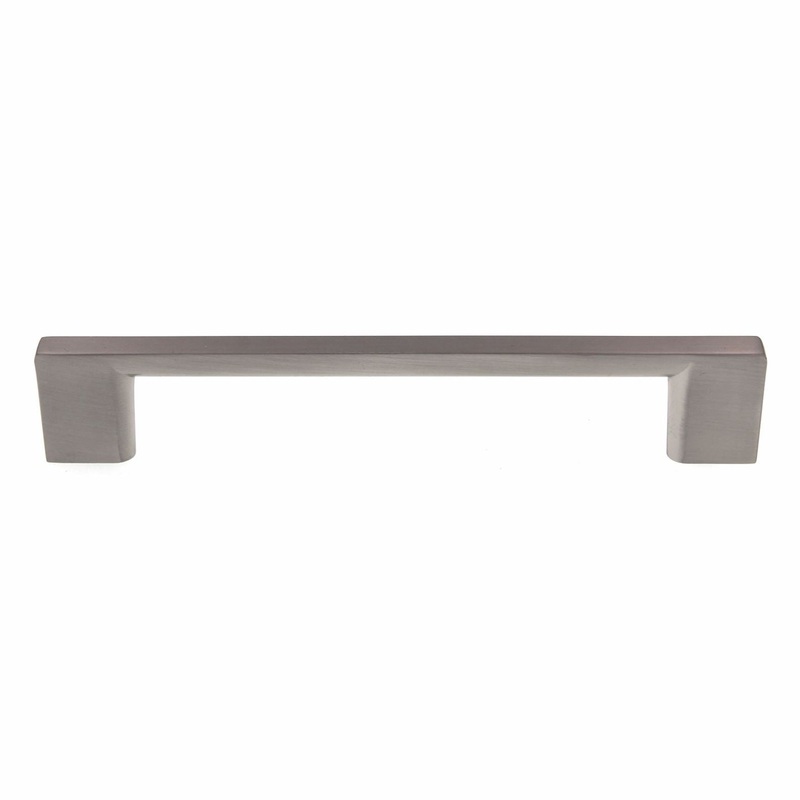 Pride Miami Square Cabinet Bar Pull 5 (128mm) Ctr Satin Nickel P81572-SN