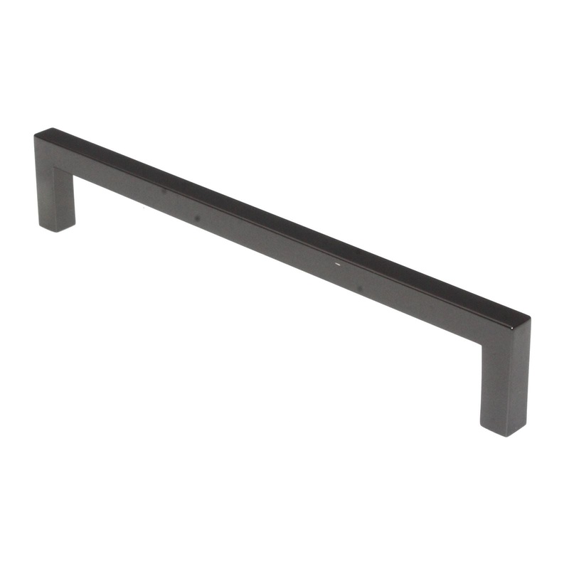 Pride Modern Square Cabinet Bar Pull 7 1/2 (192mm) Ctr Dark Pewter P87229-DP