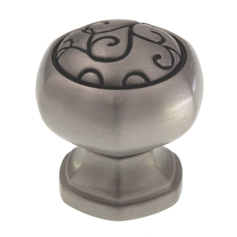 Schaub And Company Bella Forma 1 1/4 Round Cabinet Knob Brushed Nickel 840-BNB