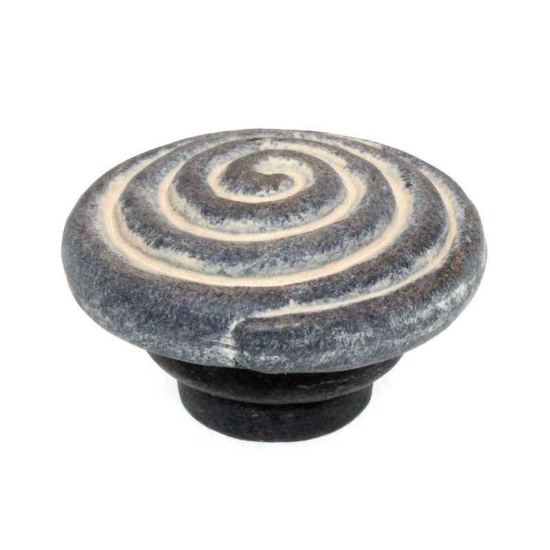 Schaub And Company Rustica 1 1/2 Swirl Cabinet Knob Blonde Antique 115-BA